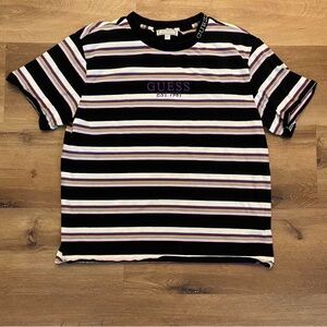 HUF L stripped shirt
